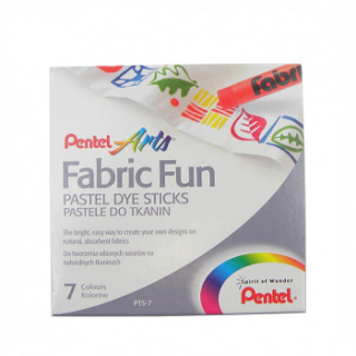 Sada voskovek na textil 7ks Fabric Fun Pentel